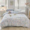 Ins wind small fresh cotton four piece cotton three piece bed sheet 