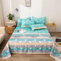 Bedsheet 1.2 * 2.3m thick ground bed sheet single piece wholesale dormitory hotel bedroom single simple bed sheet 