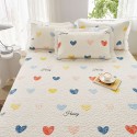 Small fresh printed bed cover with cotton chiffon lace bed cover bedspread single piece all-purpose bed cover kit wholesale 