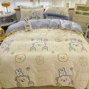 Ins wind small fresh cotton four piece cotton three piece bed sheet 