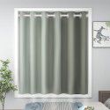 Blackout curtains, small windows in bedroom, short, no punching installation, telescopic rod, full blackout cloth, curtain, float window, thermal insulation 