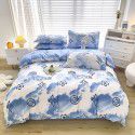 Plant cashmere four piece bed sheet and quilt cover three piece gift group purchase wholesale factory direct sale aloe cotton four piece set 