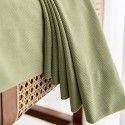 Herringbone texture Matcha green curtain small red book living room bedroom shading velvet curtain cloth Nordic retro 