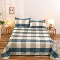 Bedsheet 1.2 * 2.3m thick ground bed sheet single piece wholesale dormitory hotel bedroom single simple bed sheet 