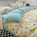 Wholesale of all cotton small fresh four piece sets of single and double student dormitories, all cotton printed sheets, quilt covers, gifts, three piece sets 