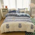 Ins wind small fresh cotton four piece cotton three piece bed sheet 