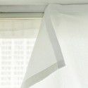 Curtain screen, white linen, thickened window screen, finished bedroom partition screen, floating window, white screen, balcony screen 