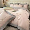 Luxurious and high-grade thickened 4-piece winter buffed bed sheet and quilt cover 3-piece bedding non cotton cotton 