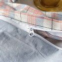 Ins pure cotton washable cotton quilt cover one piece 100% cotton 150x200 checked bed sheet quilt cover 200x230 men's quilt sheet 