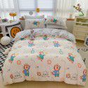 Ins wind small fresh cotton four piece cotton three piece bed sheet 