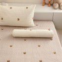 80 Thread Count Cotton Quilted Light Luxury Bears Exquisite Embroidery Bed Cover Pillow Case Soft and Dry Wash Bed Cover Sheet 