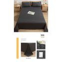 Japanese 100% cotton washable cotton bed sheet single piece summer cotton single dormitory quilt sheet plaid pillow case three piece set 