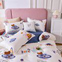 Spring and autumn bed four piece set summer sheet quilt cover Nordic quilt cover student dormitory bed three piece single bed 