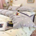 Spring and autumn bed four piece set summer sheet quilt cover Nordic quilt cover student dormitory bed three piece single bed 