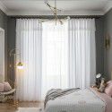 Curtains, bedroom, shading, household velcro, living room, grand new double princess style curtain, light tight 