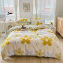 Ins wind small fresh cotton four piece cotton three piece bed sheet 