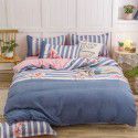 Plant cashmere four piece bed sheet and quilt cover three piece gift group purchase wholesale factory direct sale aloe cotton four piece set 