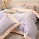 Luxurious and high-grade thickened 4-piece winter buffed bed sheet and quilt cover 3-piece bedding non cotton cotton 