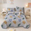 Live broadcast new milk pile bed cover three piece set, cotton mixed thick pile bed sheet, lace cover blanket, wholesale and distribution 