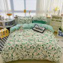 Ins wind small fresh cotton four piece cotton three piece bed sheet 