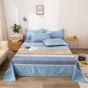 Bedsheet 1.2 * 2.3m thick ground bed sheet single piece wholesale dormitory hotel bedroom single simple bed sheet 