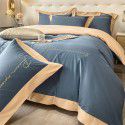 Luxurious and high-grade thickened 4-piece winter buffed bed sheet and quilt cover 3-piece bedding non cotton cotton 