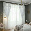 Curtains, bedroom, shading, household velcro, living room, grand new double princess style curtain, light tight 