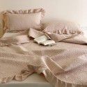 High grade washable heavy industry quilted Korean bed cover double-sided pure cotton cotton quilt in summer 