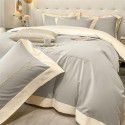 Luxurious and high-grade thickened 4-piece winter buffed bed sheet and quilt cover 3-piece bedding non cotton cotton 