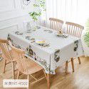 European ins imitation cotton linen PVC waterproof oil proof Nordic tablecloth No wash plastic tablecloth Hotel tablecloth 