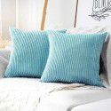 Corduroy pillowcase Amazon home nylon polyester plush strip cushion simple modern cushion cover directly supplied by the manufacturer 