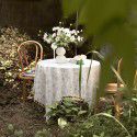 Small and Fresh Cross border Table Cloth ins Clove Flower Broken Garden Cotton Linen Table Cloth American Decorative Amazon Picnic Cloth 