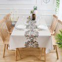 European ins imitation cotton linen PVC waterproof oil proof Nordic tablecloth No wash plastic tablecloth Hotel tablecloth 