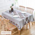 European ins imitation cotton linen PVC waterproof oil proof Nordic tablecloth No wash plastic tablecloth Hotel tablecloth 