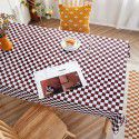 Rural farm PVC tablecloth waterproof oil proof wash free ins net red tabletop tablecloth tea table mat rectangle 