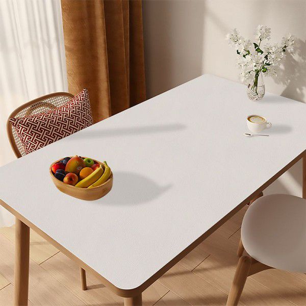 Simple ins wind table cloth waterproof, oil proof, washfree rectangular pvc table mat advanced sense table mat tea table mat desk mat 