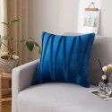 Dutch velvet pressure line solid color throw pillow with core sofa cushion at home, living room, back, waist pillow manufacturer wholesale 