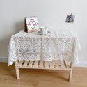 Korean ins blogger same style lace tablecloth room coffee shop decoration background cloth cream white hanging cloth art dinner mat 