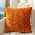 Cross border solid velvet pleated pillowcase Dutch velvet sofa cushion bedside pillow office waist support 