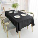 The manufacturer directly supplies high-end hotels, banquets, weddings, solid color tablecloths, rectangular smooth color tablecloths, satin tablecloths 