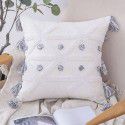 Home stay home decoration Ethnic style cushion headboard ins Moroccan lace tassel tufted pillow pillowcase 