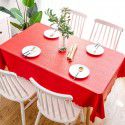 Cross border distribution of European style waterproof tablecloth, anti scalding, anti oil, no washing tablecloth, household tablecloth, rectangular tea table tablecloth 