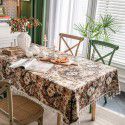 Yimanqiyun American Table Cloth Colorful Jacquard Table Cloth Double sided Pattern Thick Table Cloth Geometric Bohemian Style 