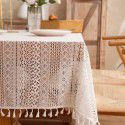 French ins style white lace tablecloth tea table mat rectangular table dessert tablecloth 