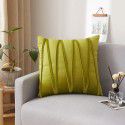 Dutch velvet pressure line solid color throw pillow with core sofa cushion at home, living room, back, waist pillow manufacturer wholesale 