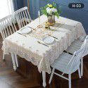 Plastic tablecloth waterproof, antifouling, oil proof, wash free tablecloth PVC table mat European rectangular tea table net red tablecloth 