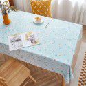 Rural farm PVC tablecloth waterproof oil proof wash free ins net red tabletop tablecloth tea table mat rectangle 