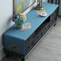 European style TV cabinet cover cloth, table cloth, rectangular tea table, living room, dust-proof cover, table cloth, table mat, shoe cabinet cloth 