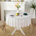 Lace tablecloth round small round table cloth Nordic vintage white ins style tablecloth net red dessert table cover 