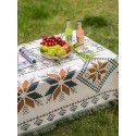 Ins ethnic bohemian outdoor tablecloth multi-functional tea table picnic mat small red book tent camping tablecloth 